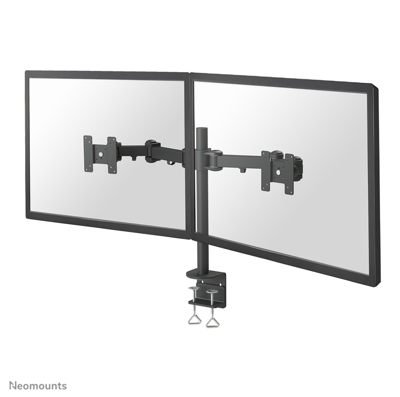 Tischklemme Duo 100x100 -12kg 10-27''/schwarz/höv/neig/dreh/schwen