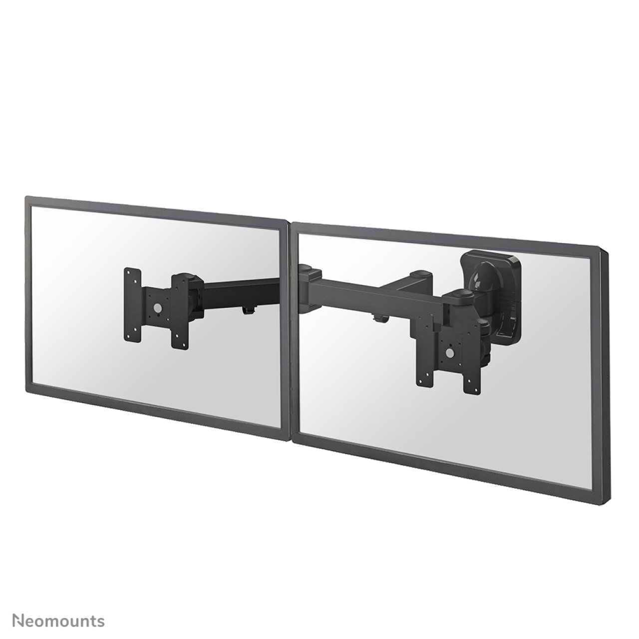Wandhalter Duo 100x100 -12kg 10-27''/schwarz/neig/dreh/schwenk