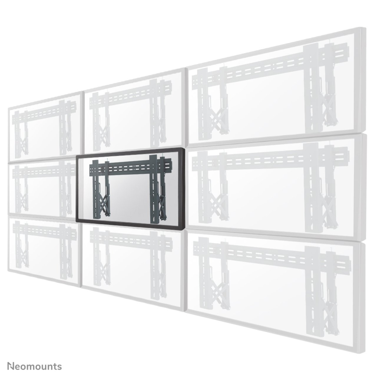 Wandhalter 600x400 -50kg 32-75''/schwarz