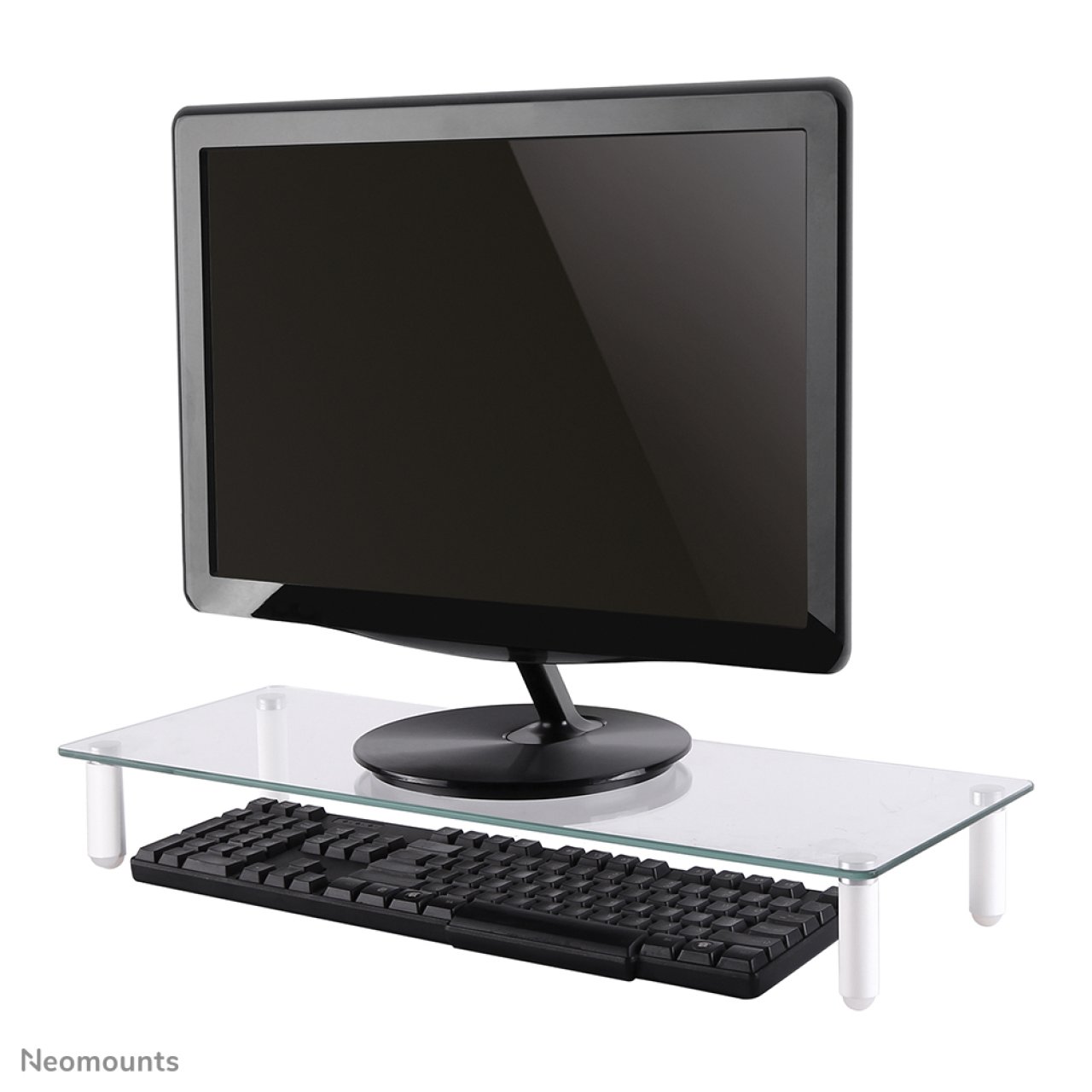 Monitorerhöhung 8cm -25kg transparent/höv