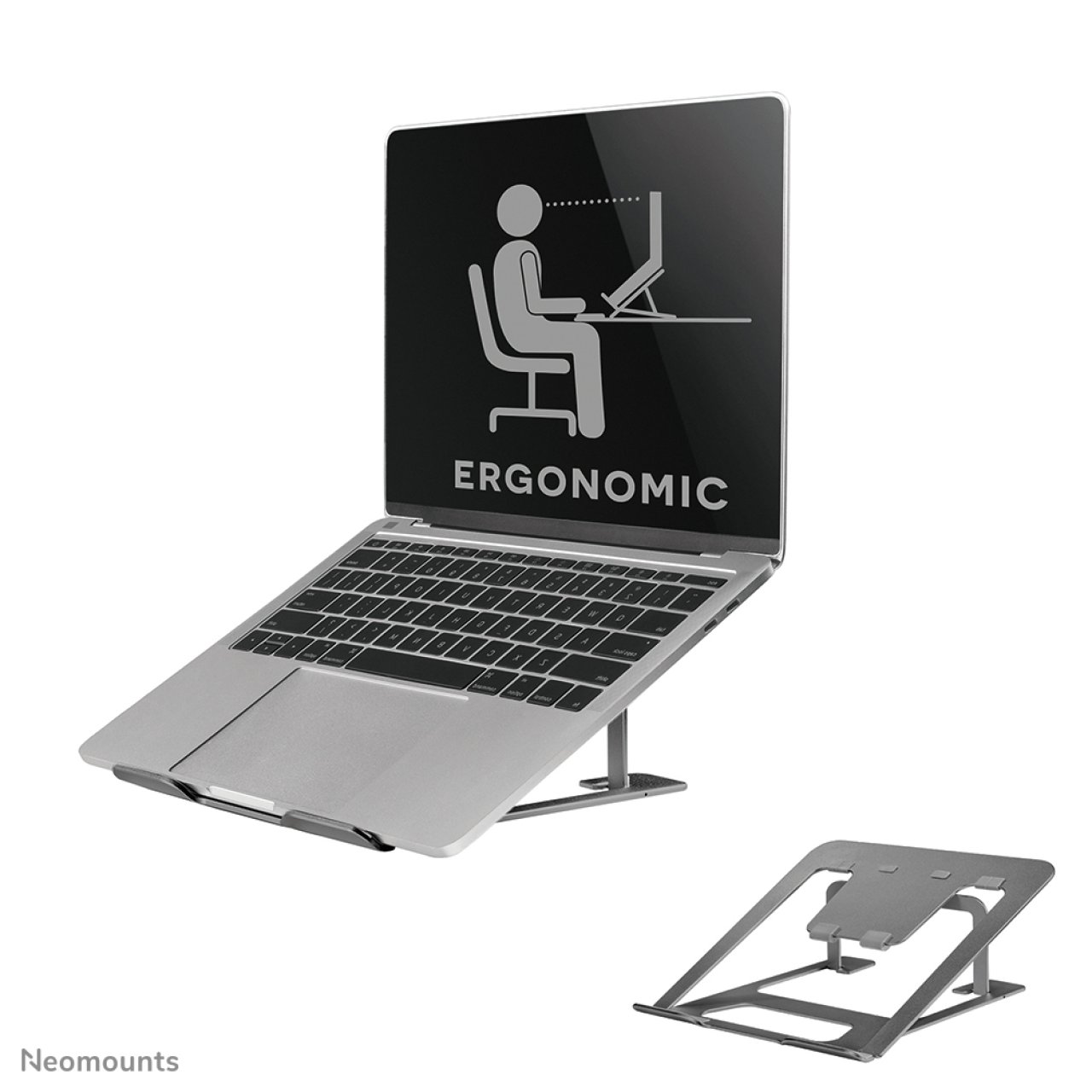 Neomounts Laptopständer 10-17 -10kg Universal Notebook faltbar flach gr