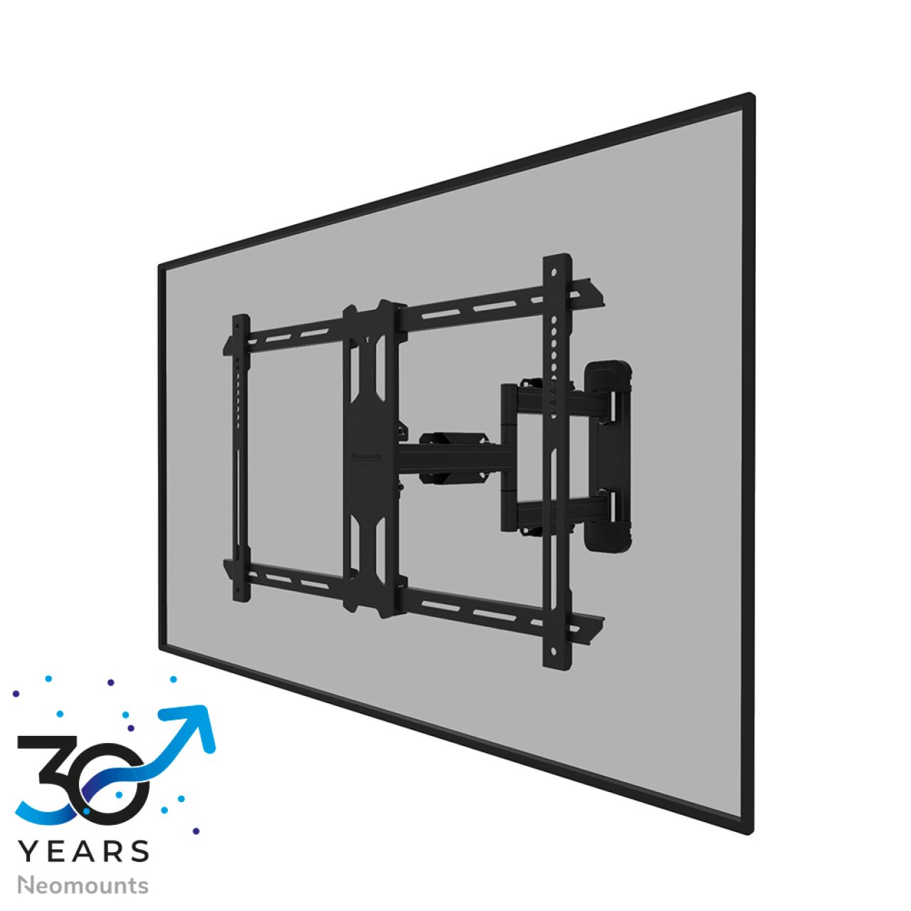 Wandhalterung 100x100 - 600x400mm 45kg 40-70'' voll beweglich schwarz