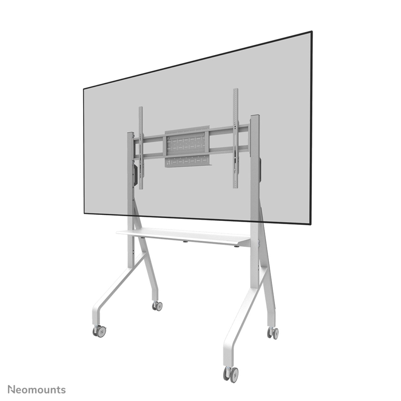 Rollwagen 900x600 -76kg 55-86''/höv/weiß/abschließbar