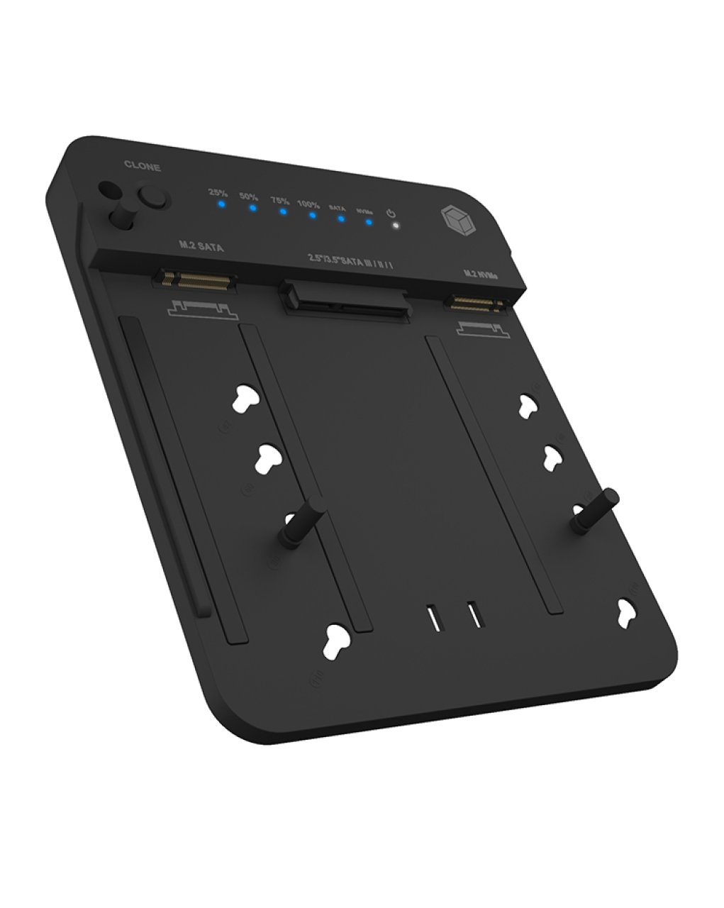 ICY BOX Docking&KlonStation M.2/2,5''/3,5''SATA SSD/HDD<->M.2 NVMe