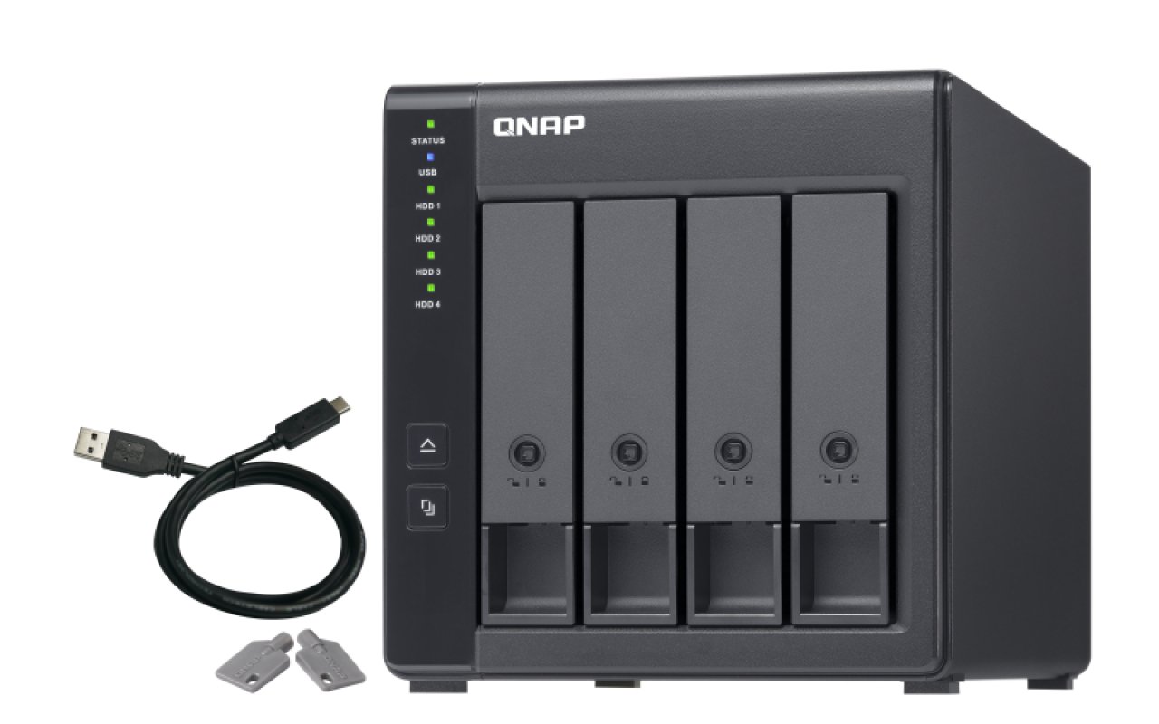 QNAP TR-004 Erweiterungsgehäuse 4Bay SATA3,USB3.0