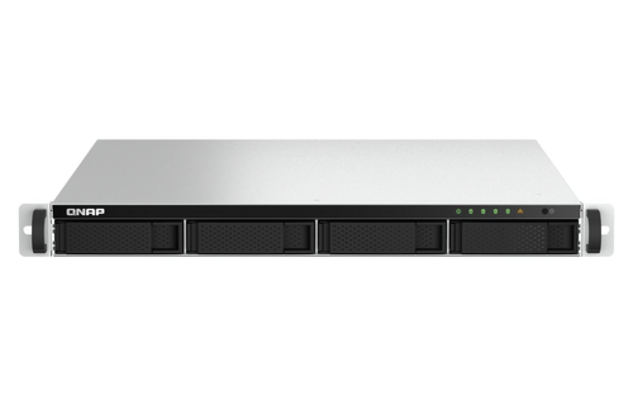 QNAP TS-464U-RP-8G NAS Server 4-Bay 1U,8GB RAM,2x2.5GbE