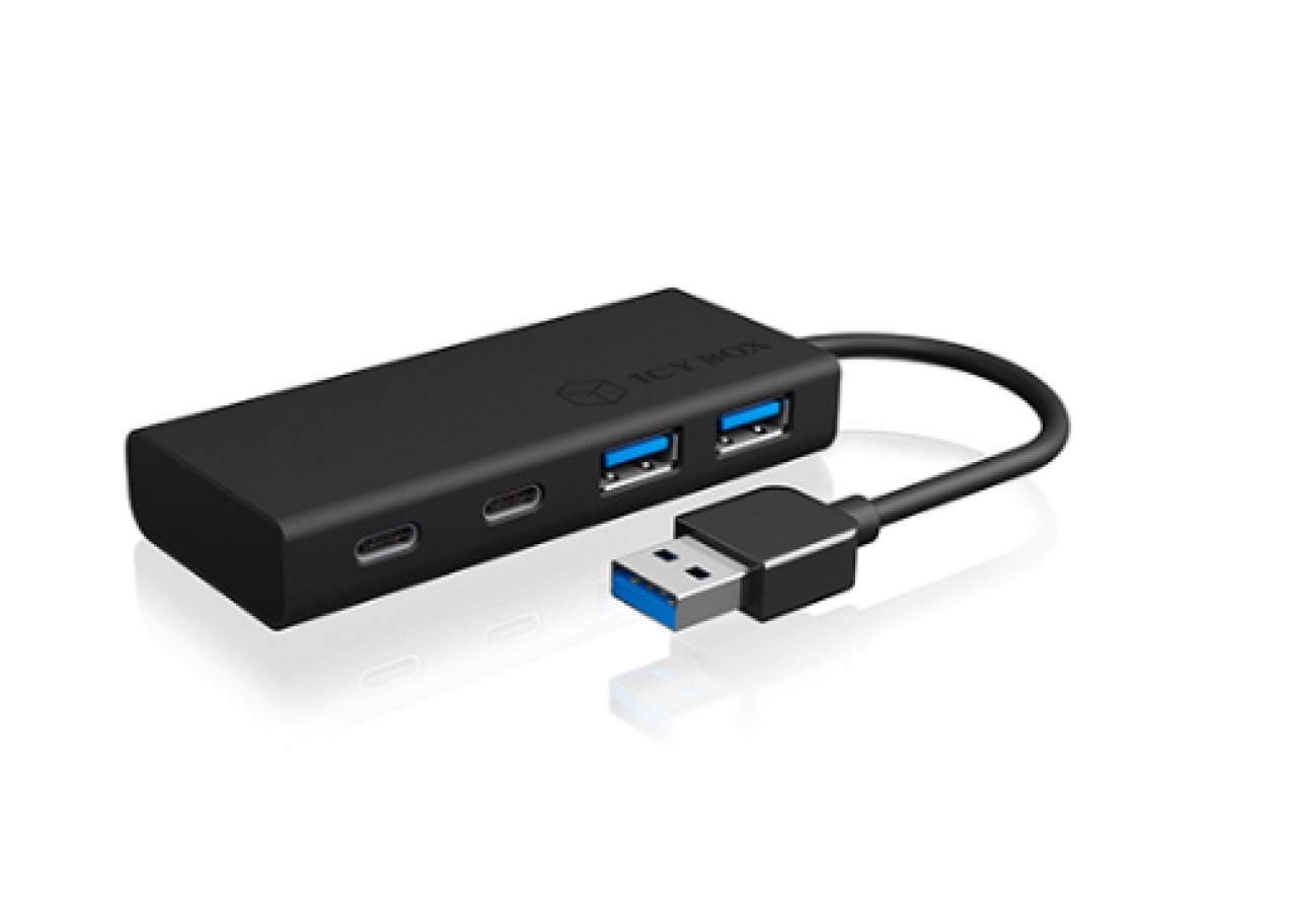ICY BOX USB3.0 HUB Type-A ->Type-C 2xType-C+TypeA
