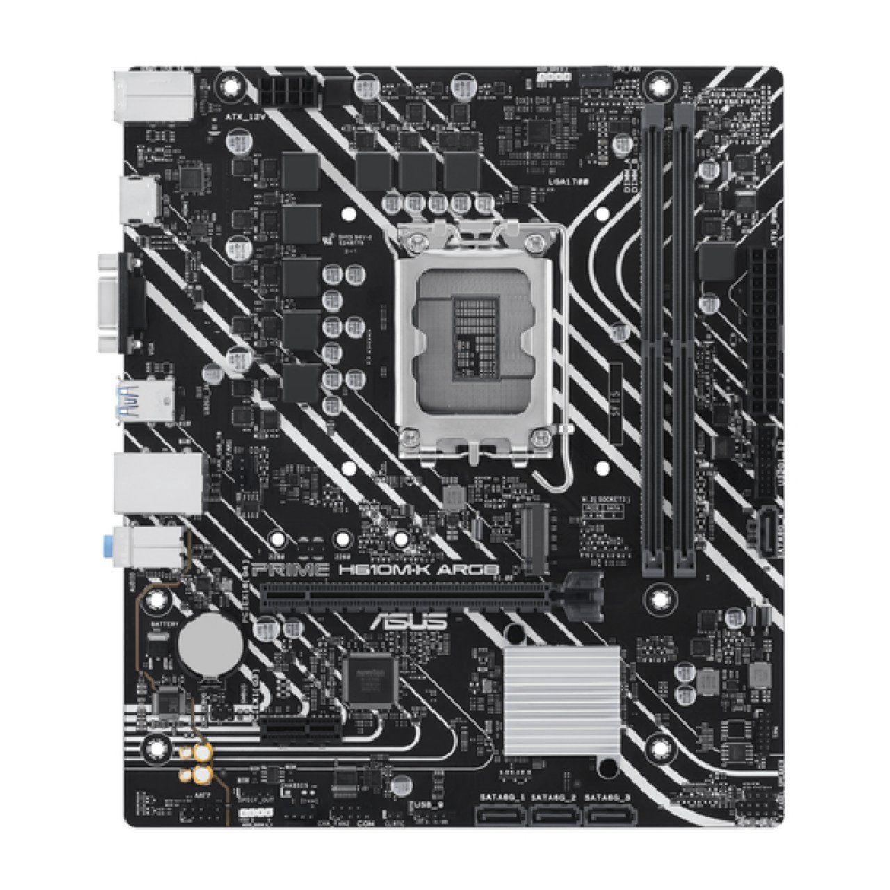 ASUS MB H610M-K ARGB PRIME 1700 MATX USB3.2 Gen1,Gigabit LAN