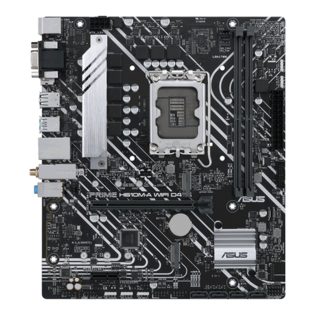 ASUS MB PRIME H610M-A WIFI D4 s.1700 mATX,HDMI,D-Sub,DP,USB2.0/3.2,LAN