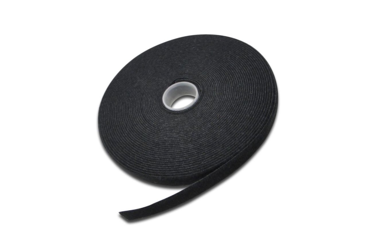 Digitus Klettband auf Rolle 10m 10m x 15mm x 2,6mm, schwarz