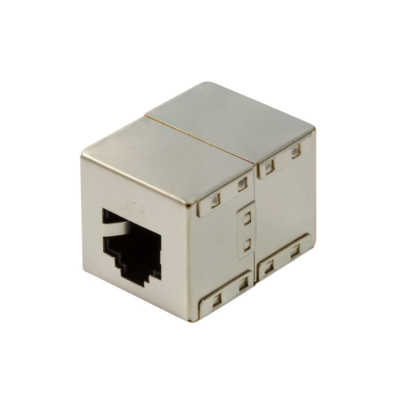 LogiLink Patchkabelverbinder Cat6 STP, 1:1, Metallgehäuse