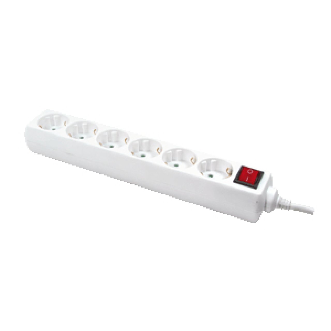 LogiLink Steckdosenleiste 6x EIN/AUS 1,5m, weiß