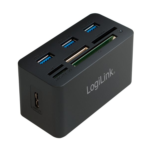 LogiLink Cardreader All-in-One    bl USB 3.0/MS/SD/microSD/CF