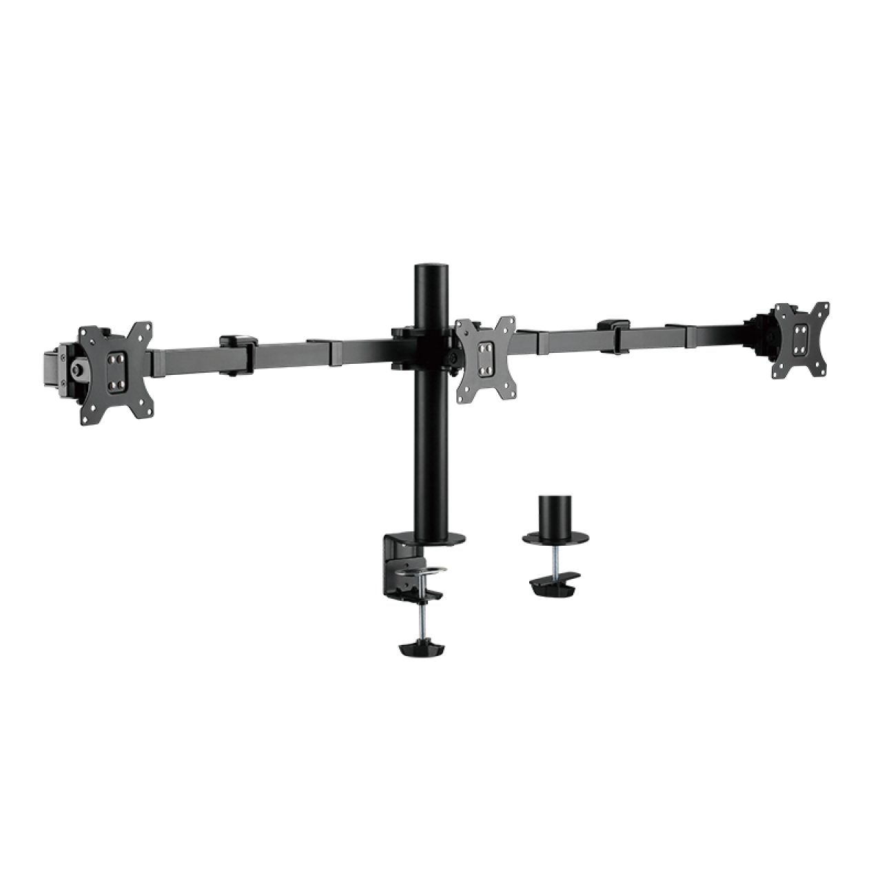 LogiLink Monitorhalterung 17-27'' 3-fach/max. je 7kg/380mm/schwarz