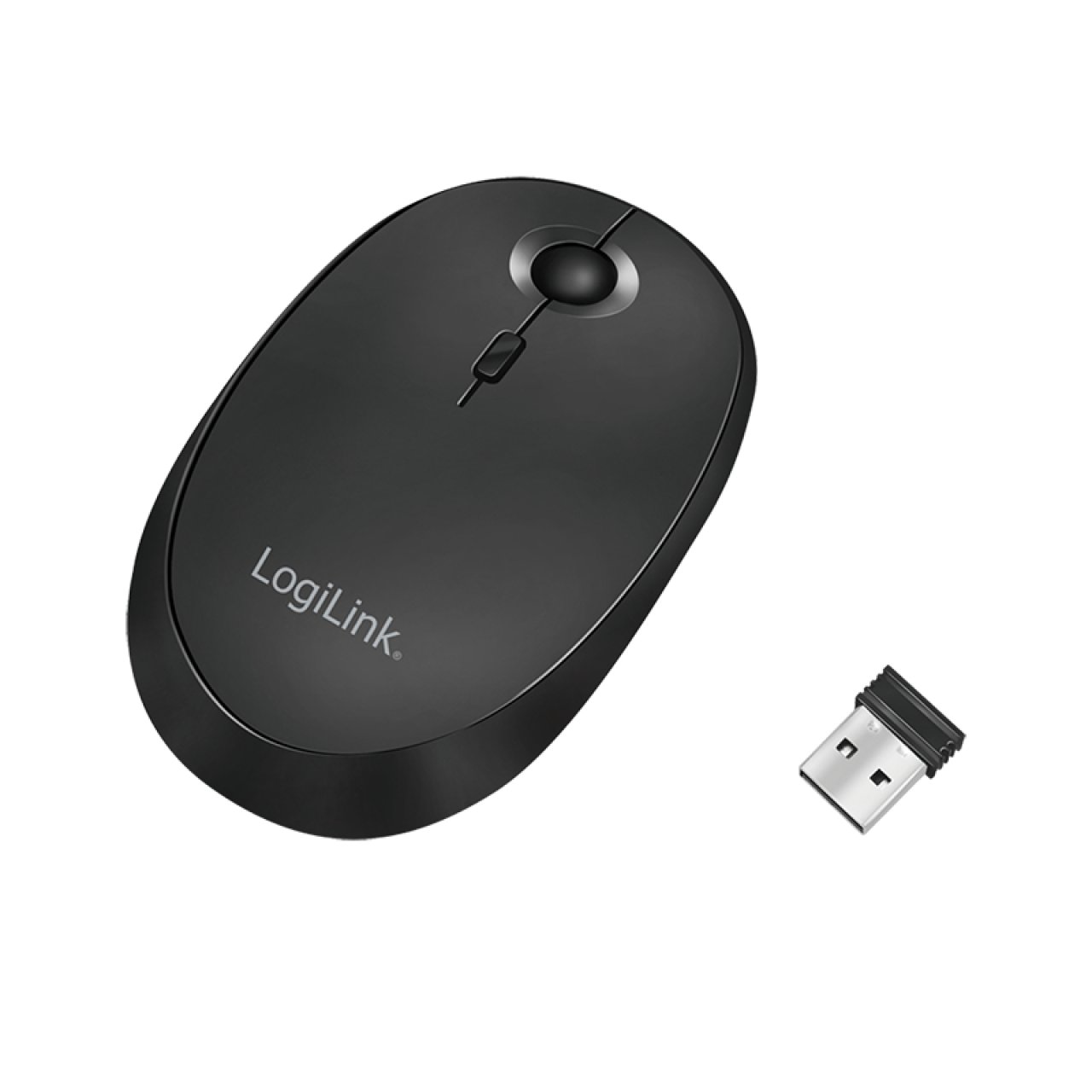 LogiLink optical Maus 2.4 GHz black Bluetooth, wireless