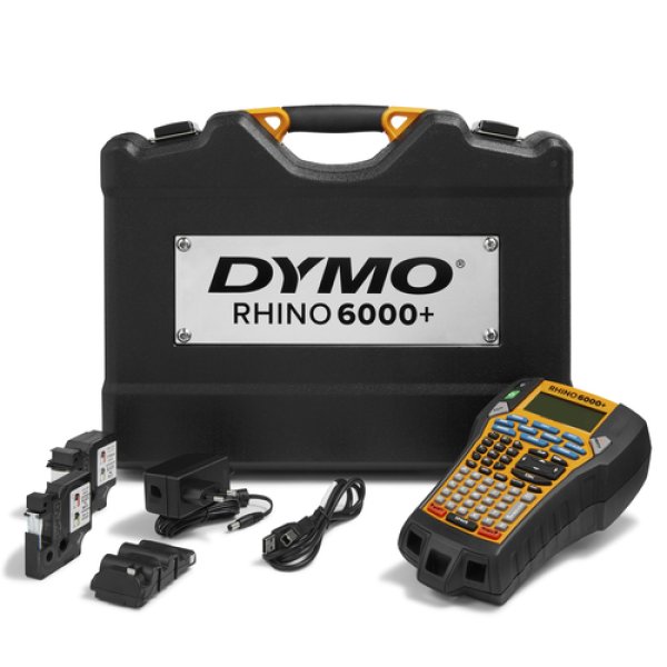 DYMO Rhino 6000+ Etikettendrucker Kofferset,Industrie-Etikettendrucker