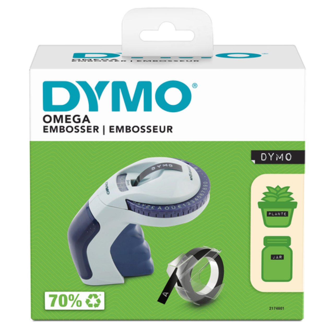 DYMO Prägegerät Omega Etikettiergerät für Zuhause