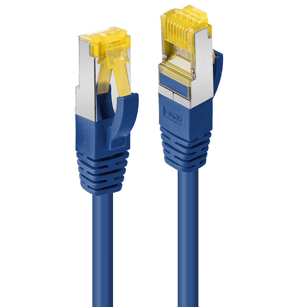 LINDY Netzwerkkabel RJ45 S/FTP LSZH 5m/blau/Cat.6A Stecker, Cat.7