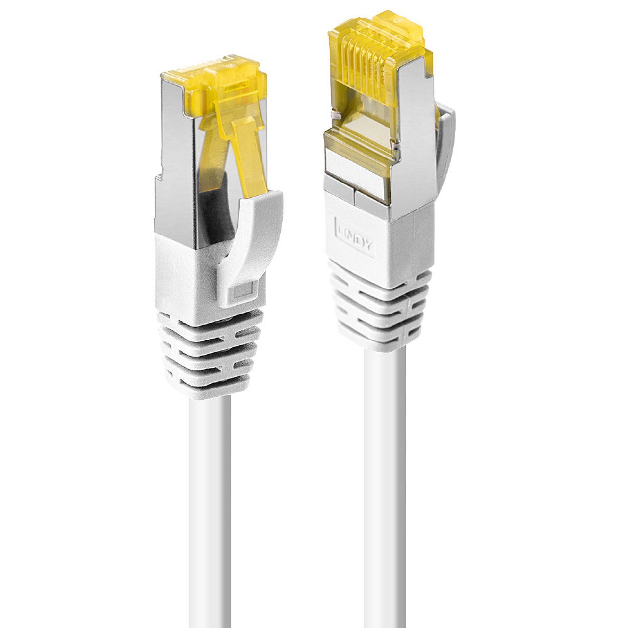LINDY Netzwerkkabel RJ45 S/FTP LSZH 1.5m/weiß/Cat.6A Stecker, Cat.7