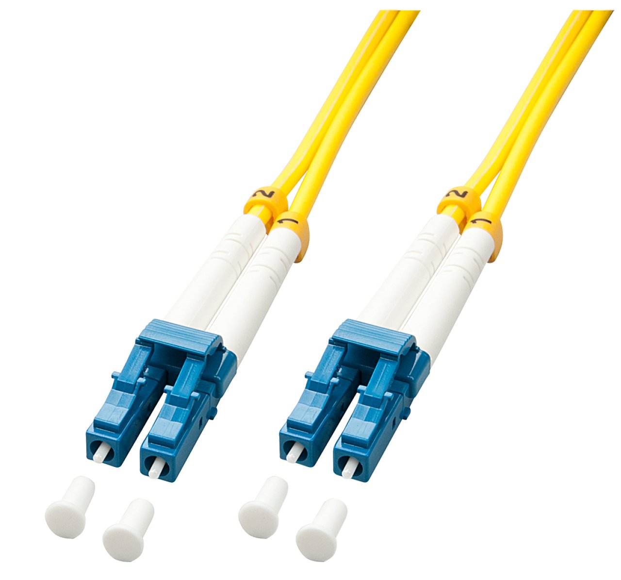 LINDY LWL-Duplexkabel LC/LC OS2 2m 9/125µm, Singlemode