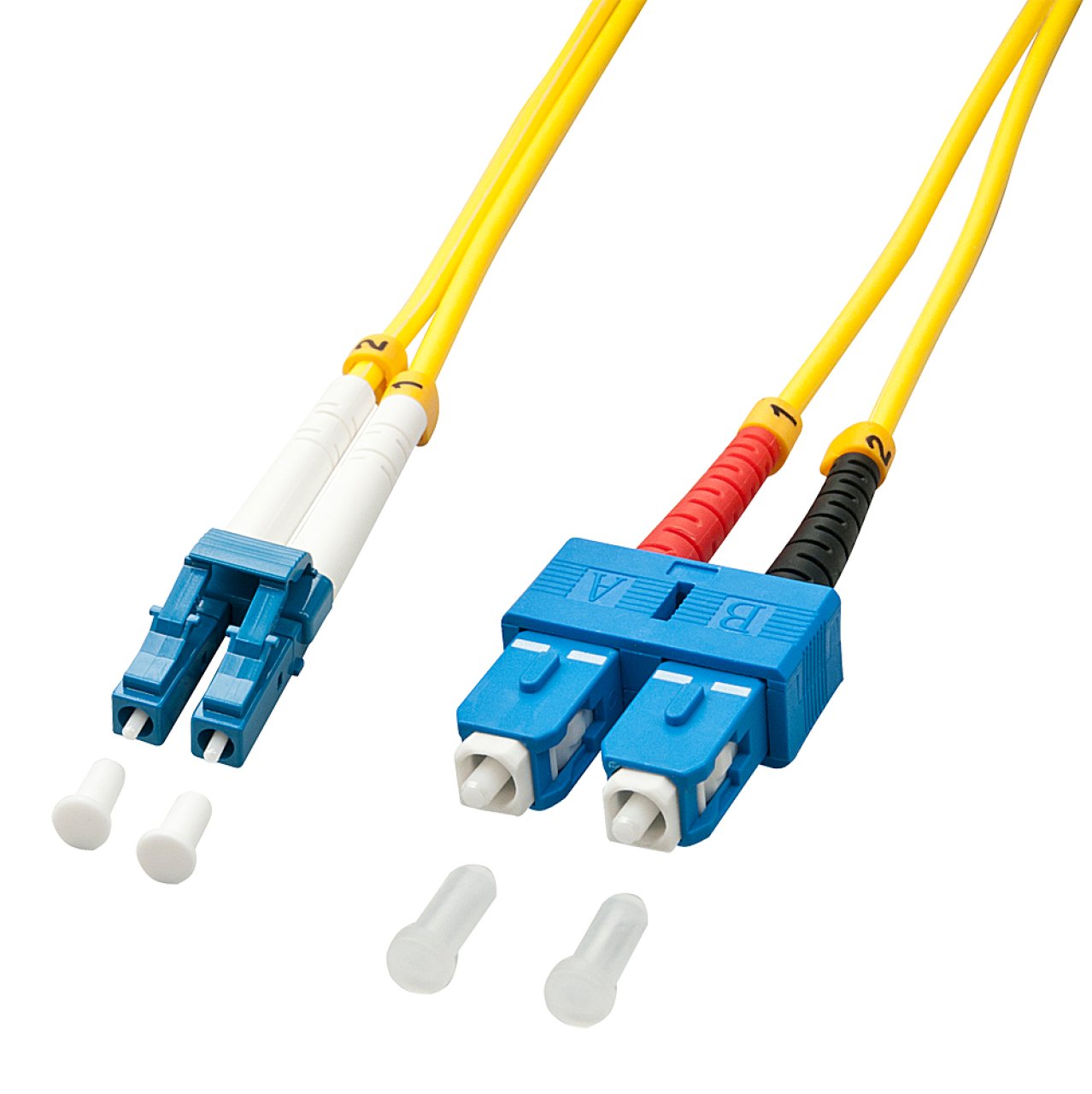 LINDY LWL-Duplexkabel LC/SC OS2 3m 9/125µm, Singlemode