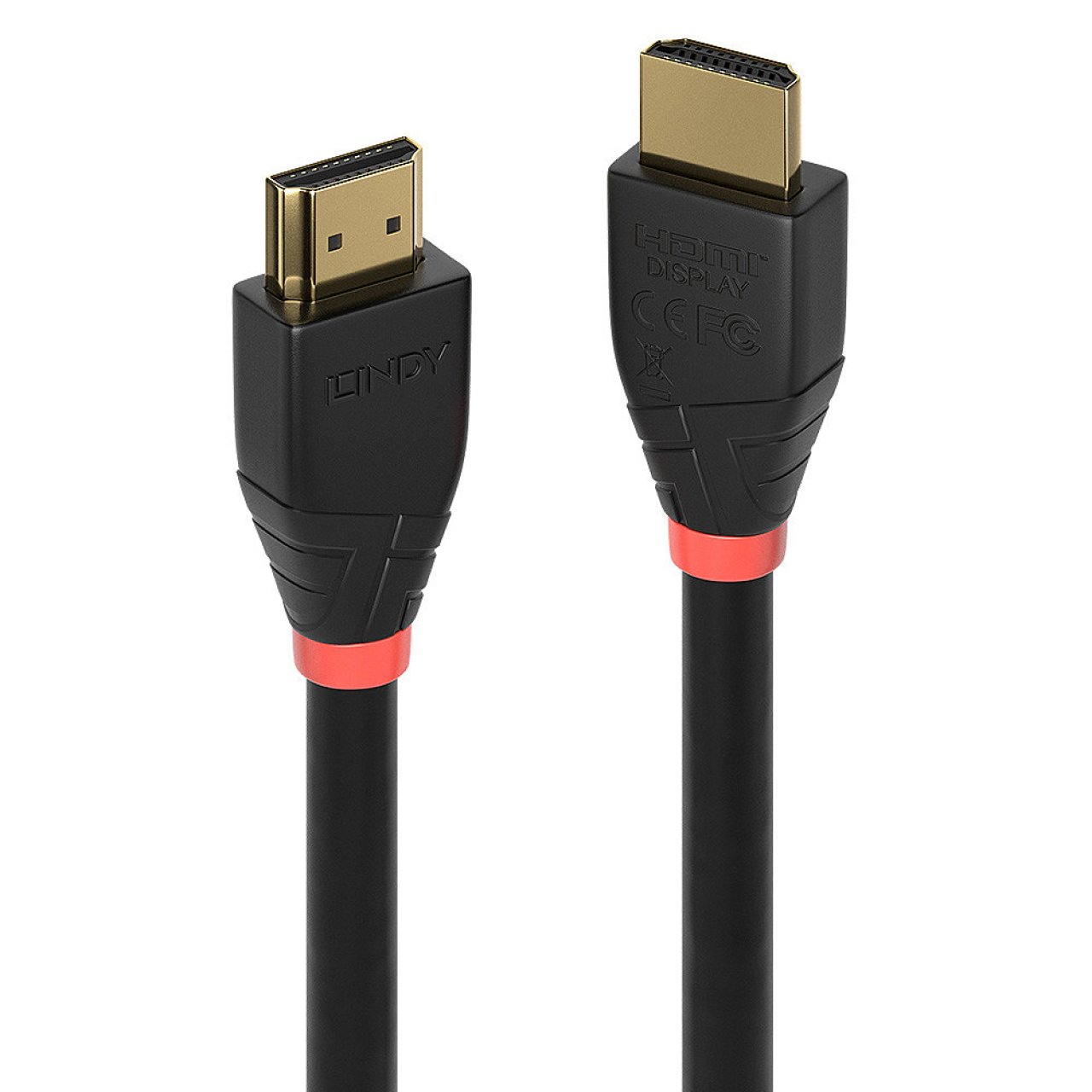 LINDY Kabel HDMI 2.0 HDMI->HDMI S/S 25cm/schwarz/aktiv/4K60Hz