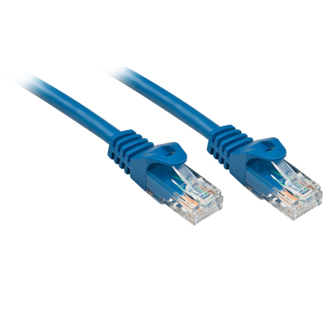 LINDY Netzwerkkabel Cat.6 U/UTP 0.5m blau/RJ45/250MHz/CCA/26AWG