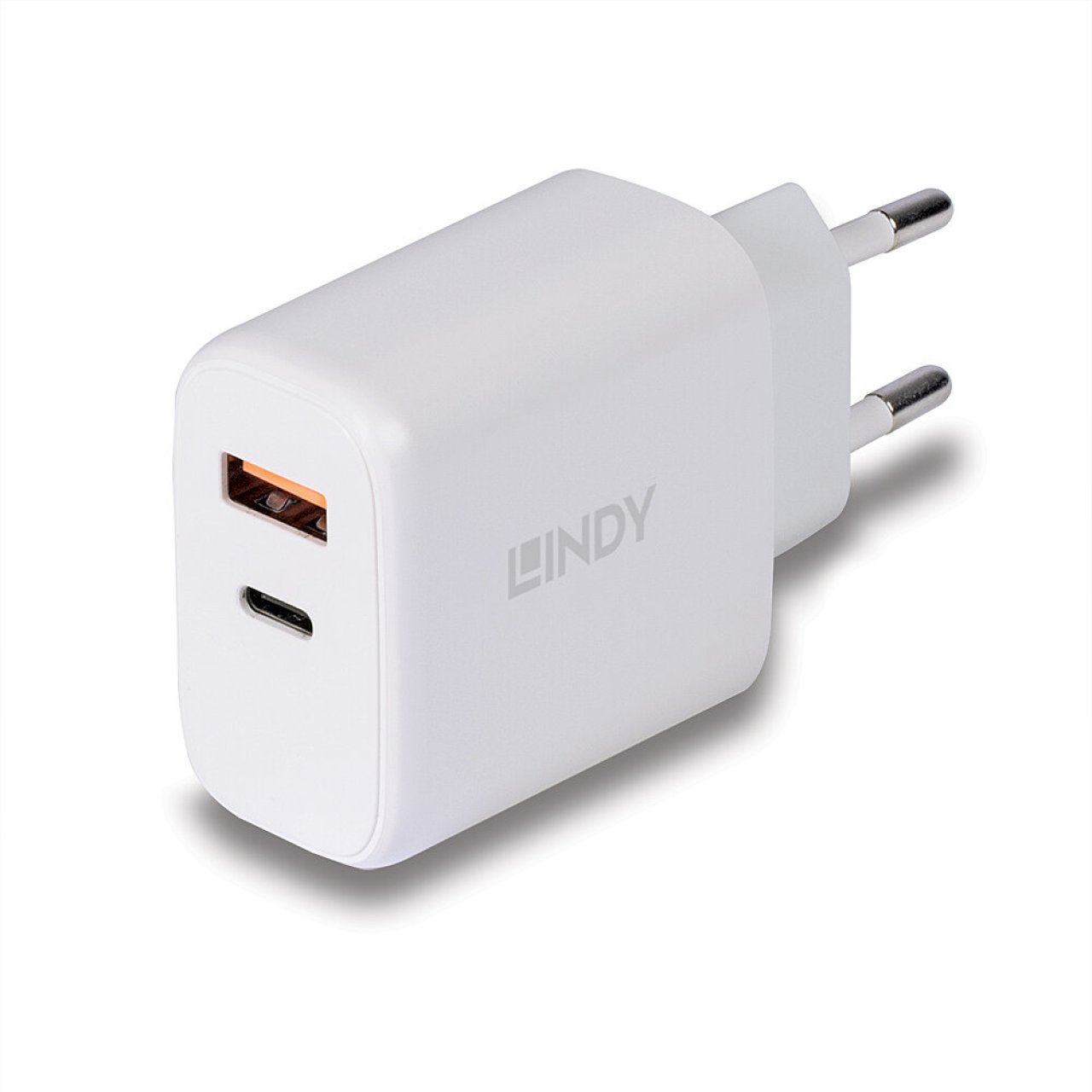 LINDY Ladegerät USB-A & C 30W Power Delivery/weiß