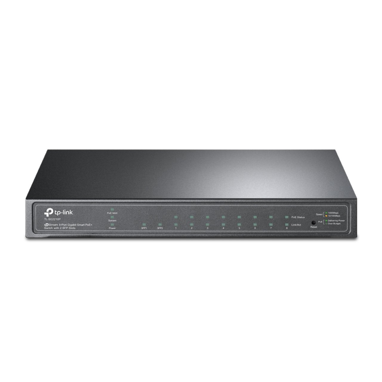 TP-LINK Switch 8G 2xSFP PoE 53W 8x10/100/1000,2xSFP,PoE,managed