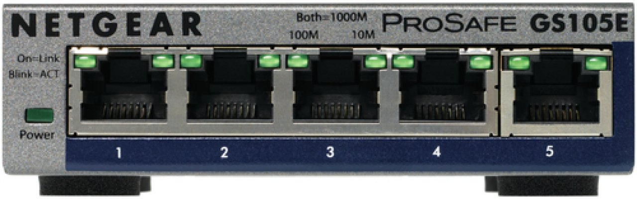 NETGEAR Switch 5G Managed Desktop 5x10/100/1000,lüfterlos