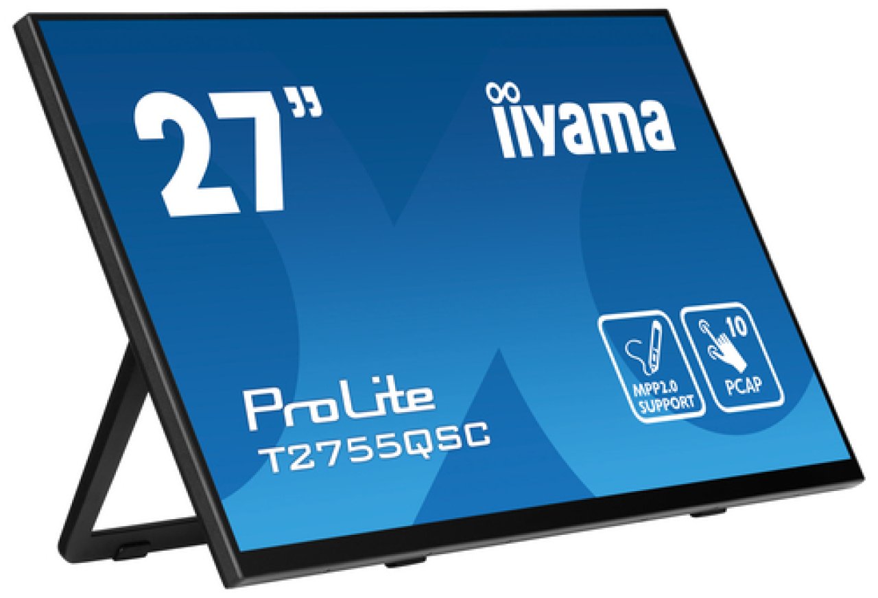 IIYAMA TFT T2755QSC 68.4cm IPS TOUCH 27''/2560x1440/HDMI/DP/2xUSB 3.2 Hub