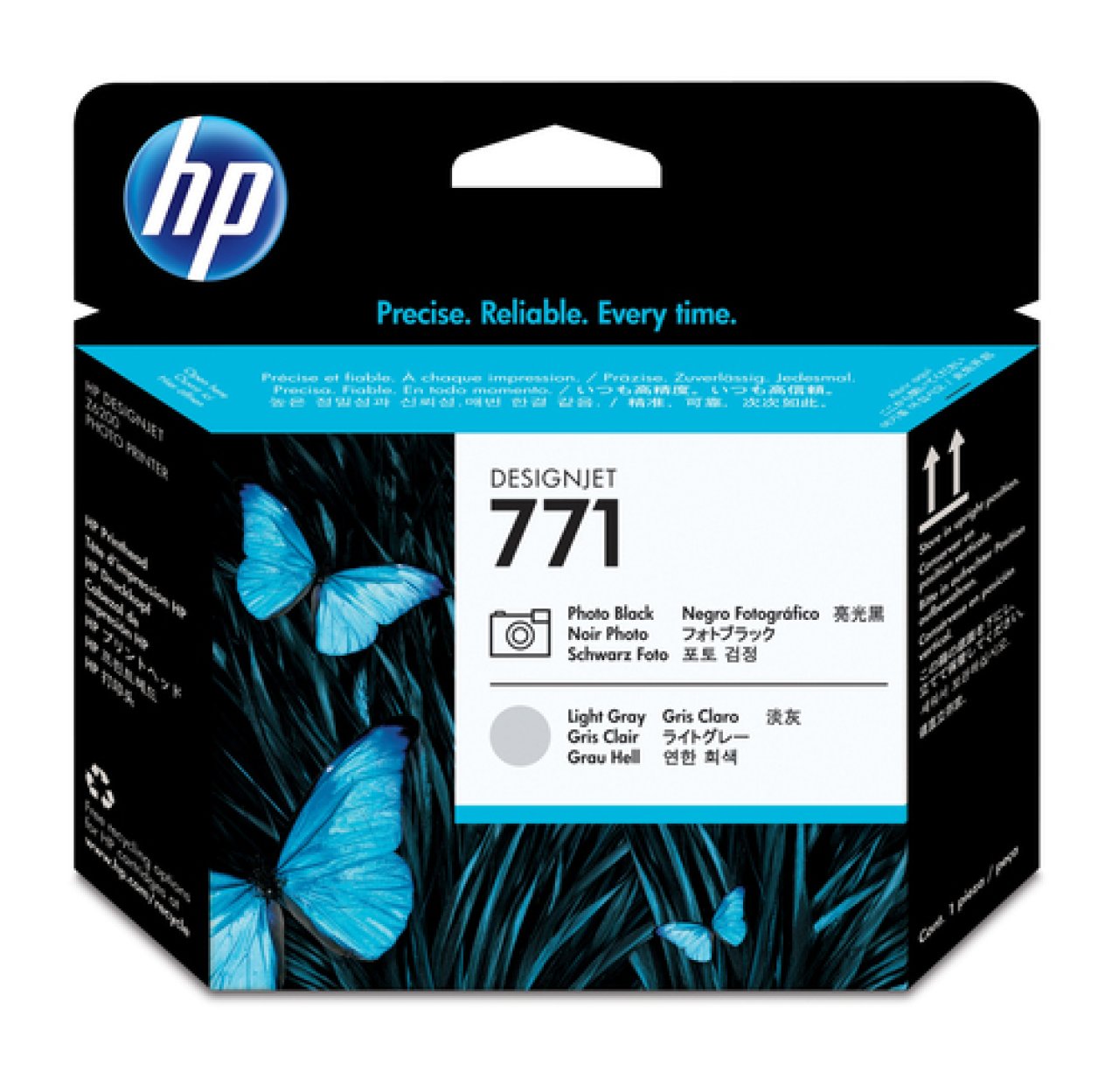 HP Druckkopf fotosw/grau hell No.771