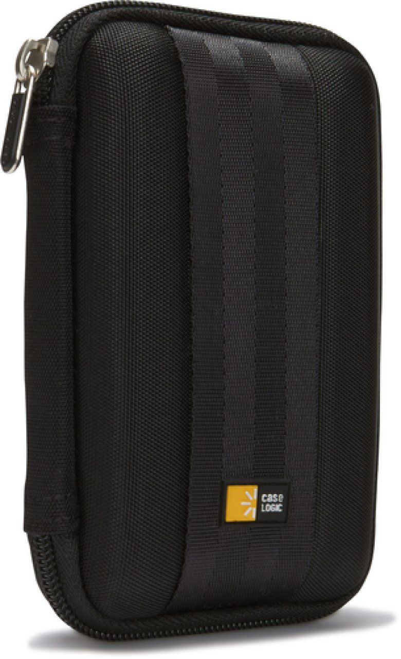 CaseLogic HDD Tasche klein QHDC101K Nylon/EVA,schwarz,6,4cm/2,5'',Festpl.