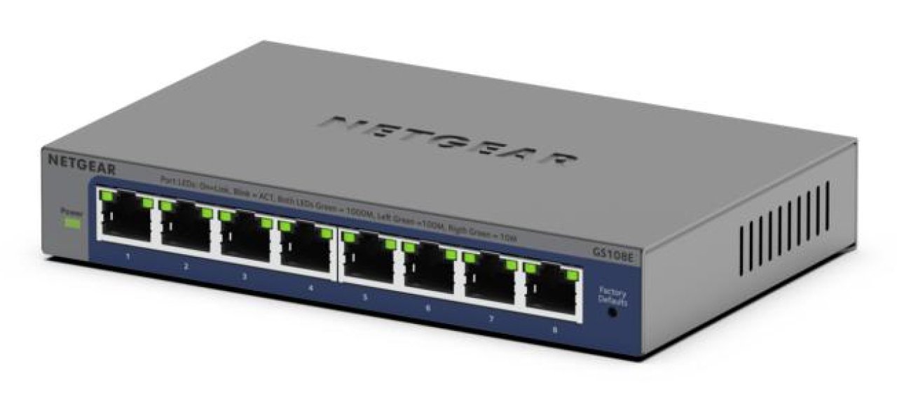 NETGEAR Switch 8G managed 8x10/100/1000 managed