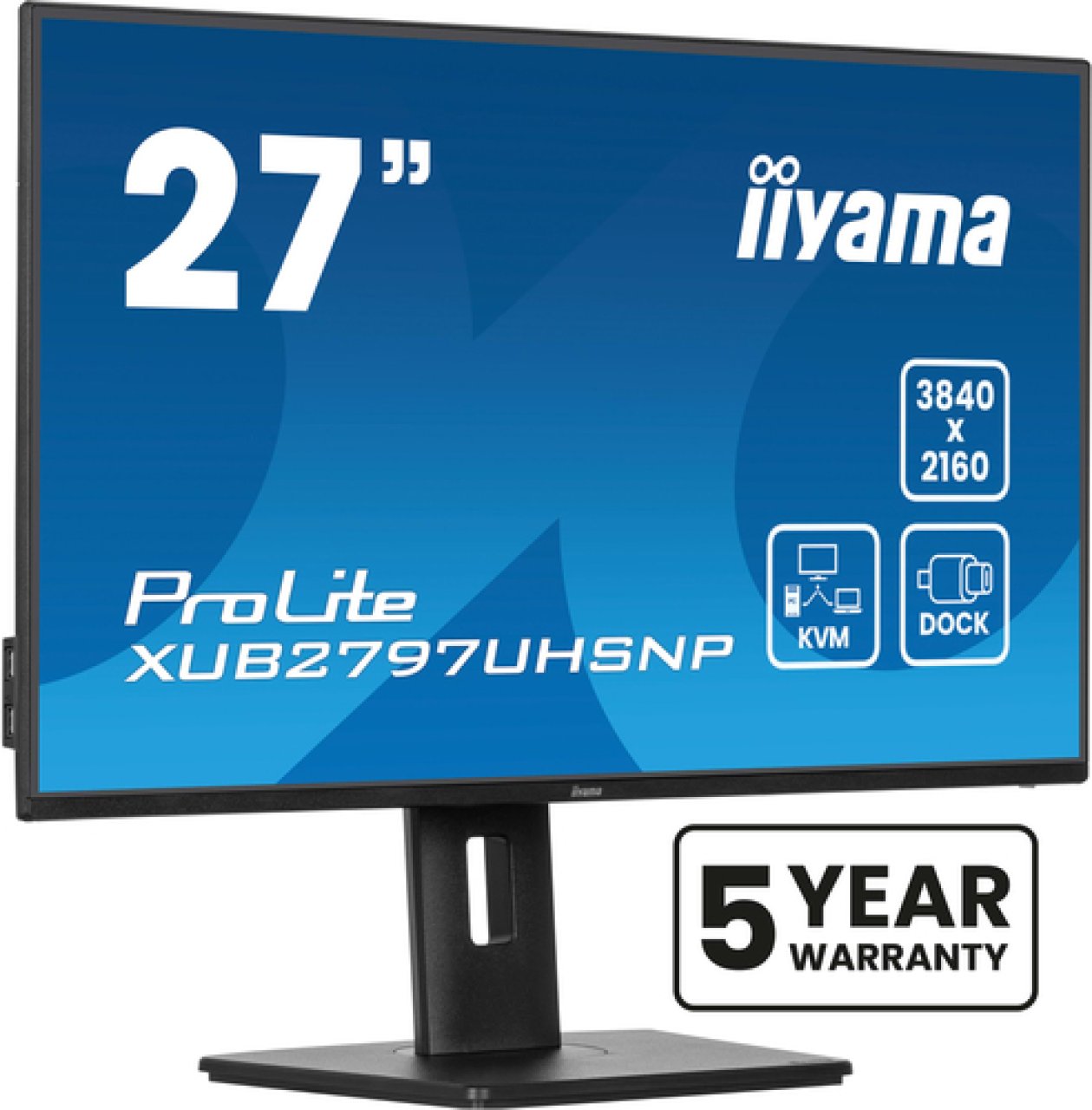 IIYAMA TFT XUB2797UHSNP 68.5cm IPS 27''/3840x2160/HDMI/DP/USBC/KVMSwitch