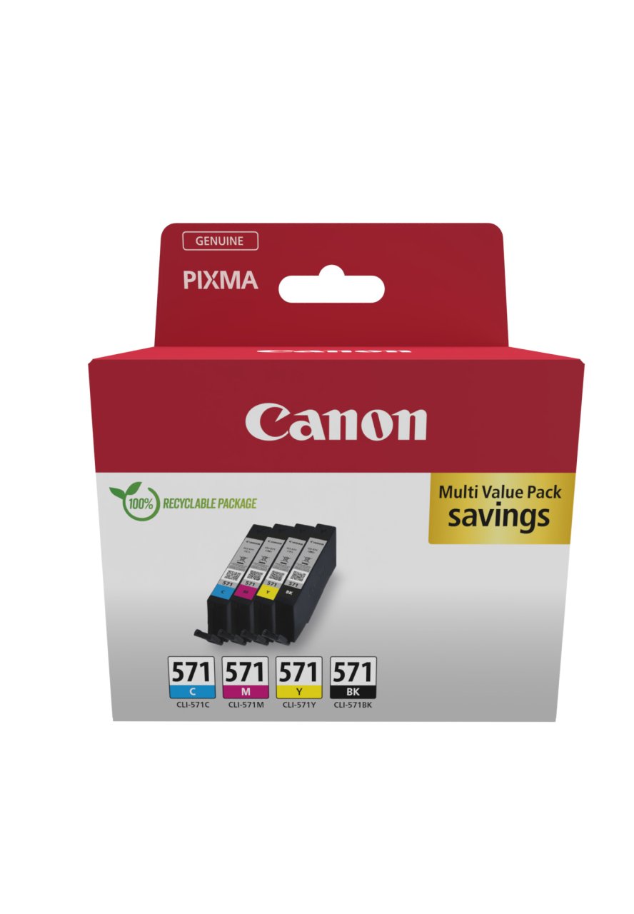 CANON Tinte CLI-571 Multipack Pixma bk/c/m/y