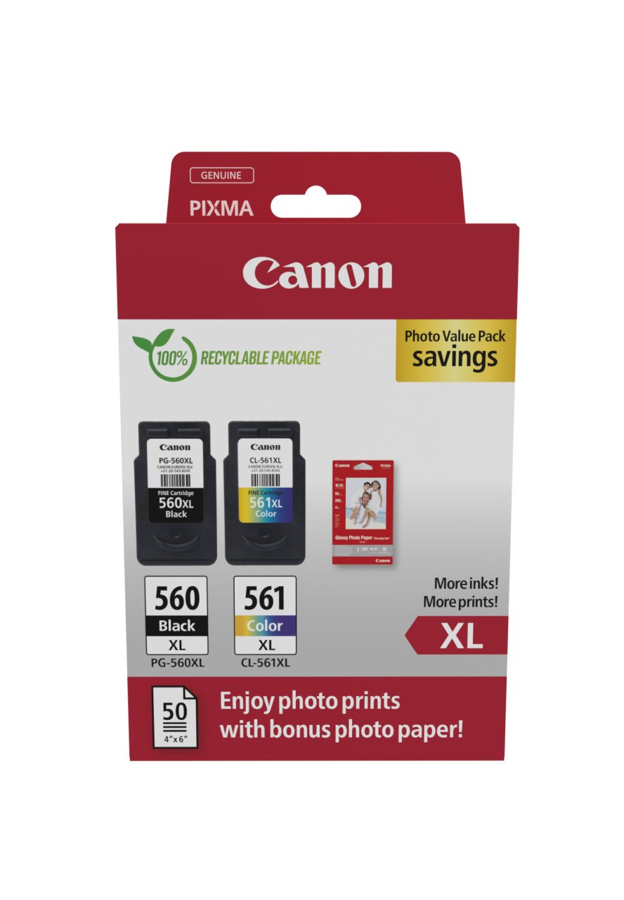 CANON Tinten + Fotopapier PG-560XL/CL-561XL PHOTO Vorteilspack