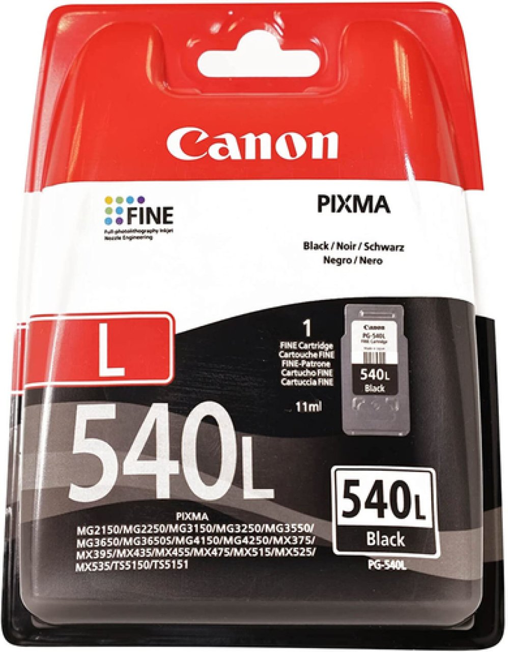 CANON Tinte PG540L black 300 Seiten 11ml