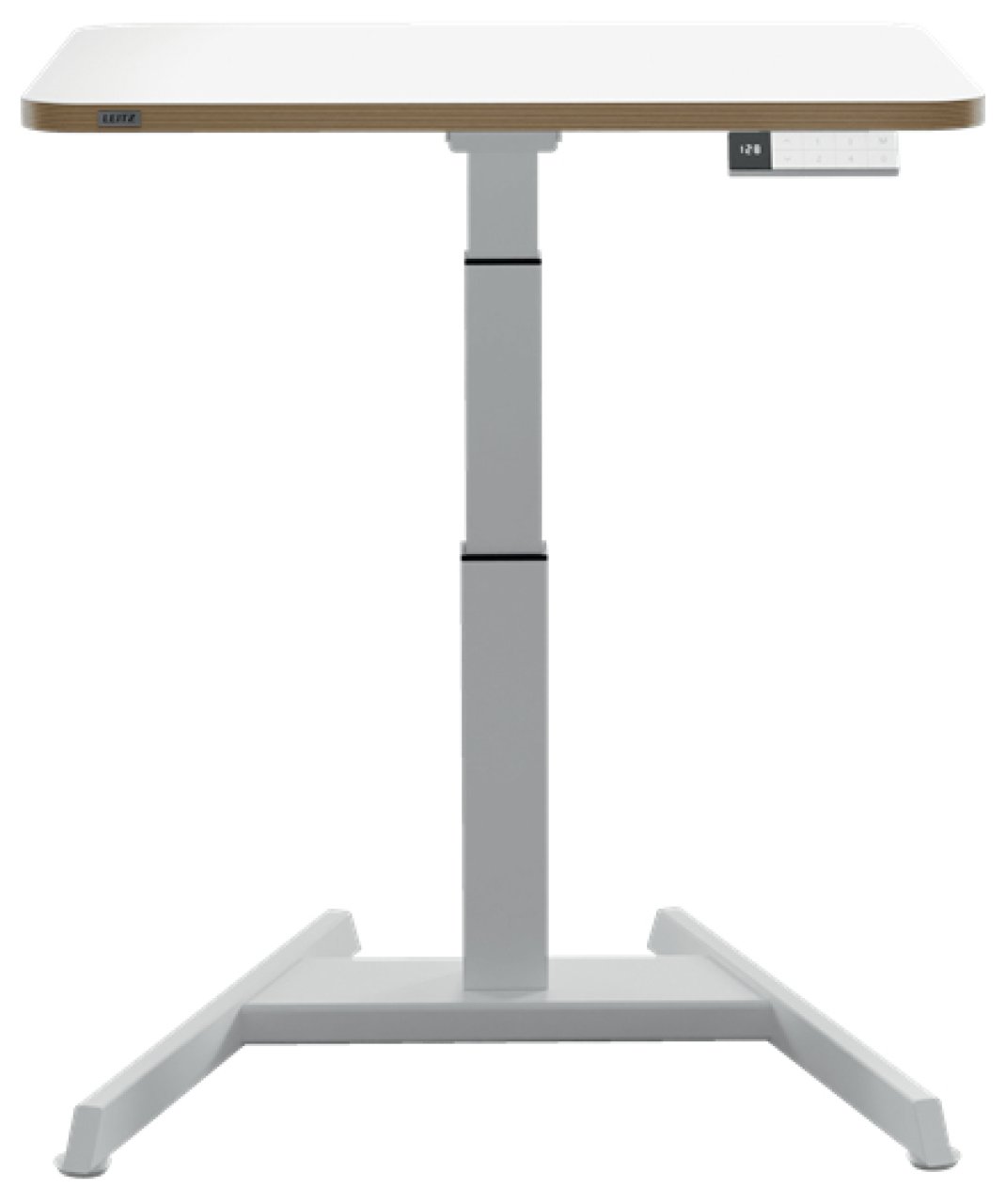 LEITZ Ergo Sitz/Stehtisch höhenver. klein,m.Rollen,weiß,Aufstehereminder