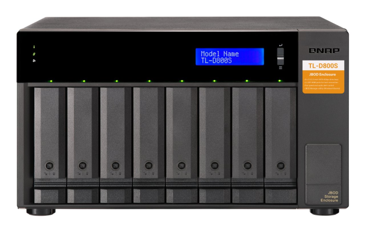 QNAP TL-D800S Erweiterungsgehäuse 8-Bay,SATA3