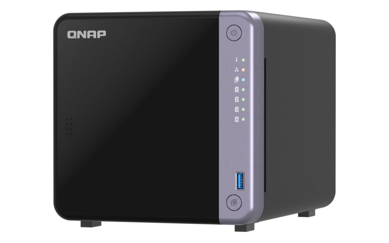 QNAP TS-432X NAS-Server 4-Bay RAM 4GB,LAN,USB,PCIe