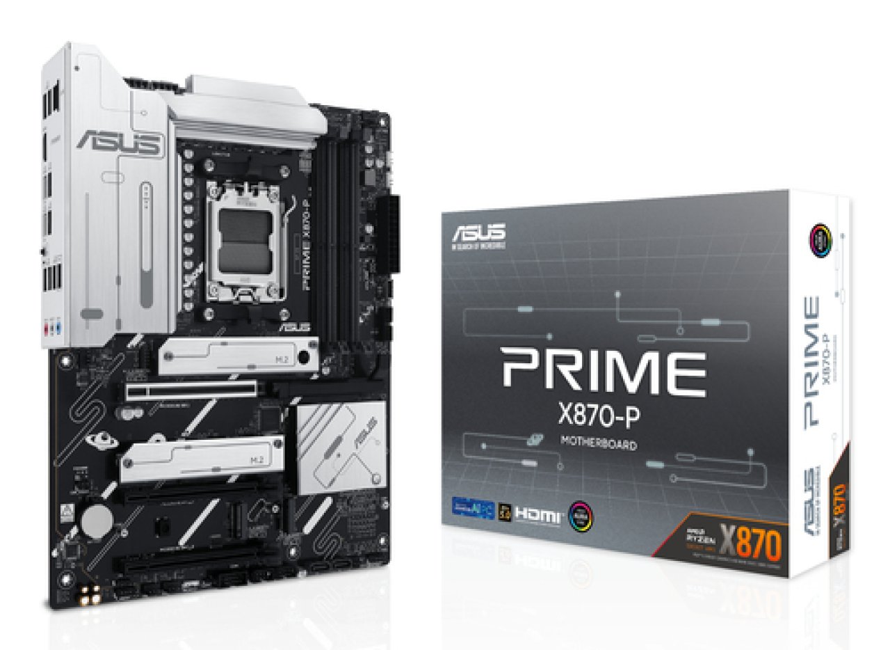 ASUS MB X870-P PRIME SockelAMD5 ATX DDR5,4xM.2,USB-C,2,5Gb Ethernet