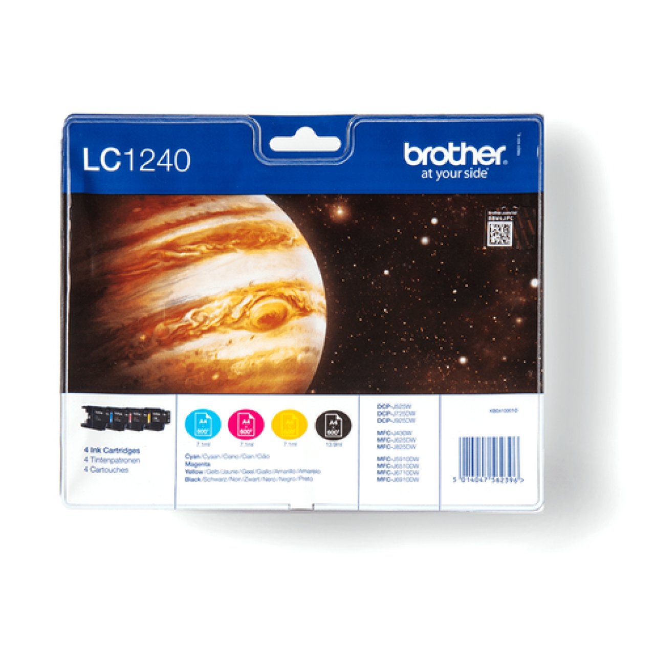 BROTHER Tintenset LC1240 bk/c/m/y Security-Tag