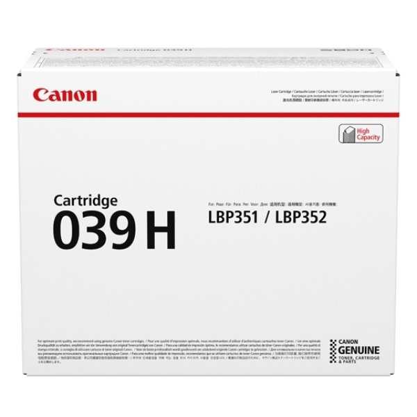 CANON Toner schwarz Cartridge 039H 25.000Seiten