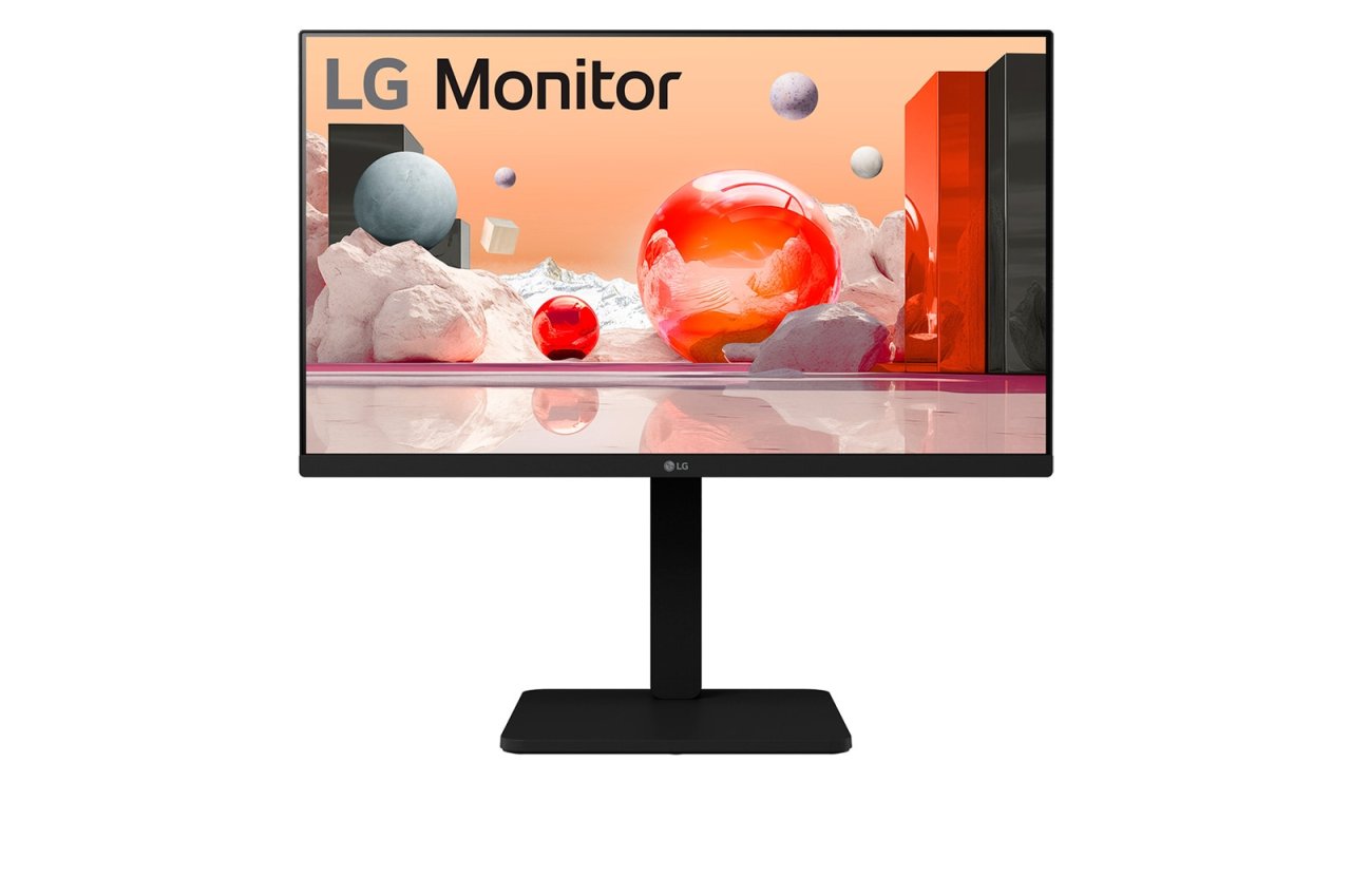 LG TFT 24BA560-B 61cm IPS black 24''/1920x1080/HDMI/DP/VGA/höv/pivot