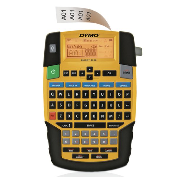 DYMO Rhino 4200 Etikettendrucker EU/UK,QWERTZ,Industrie-Etikettendr.